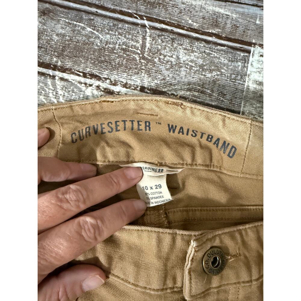 Duluth Khaki Pants 10 x 29 Curvesetter Pants Cargo - Picture 4 of 6